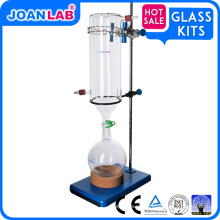 JOAN LAB 24/40 Glass Jacketed Ice Cold Trap de doble capa de laboratorio de química de vidrio